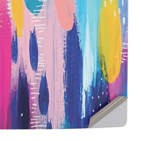 Pink Sparkle Brush Stroke by Etta Vee PS5 Pro Console Skin